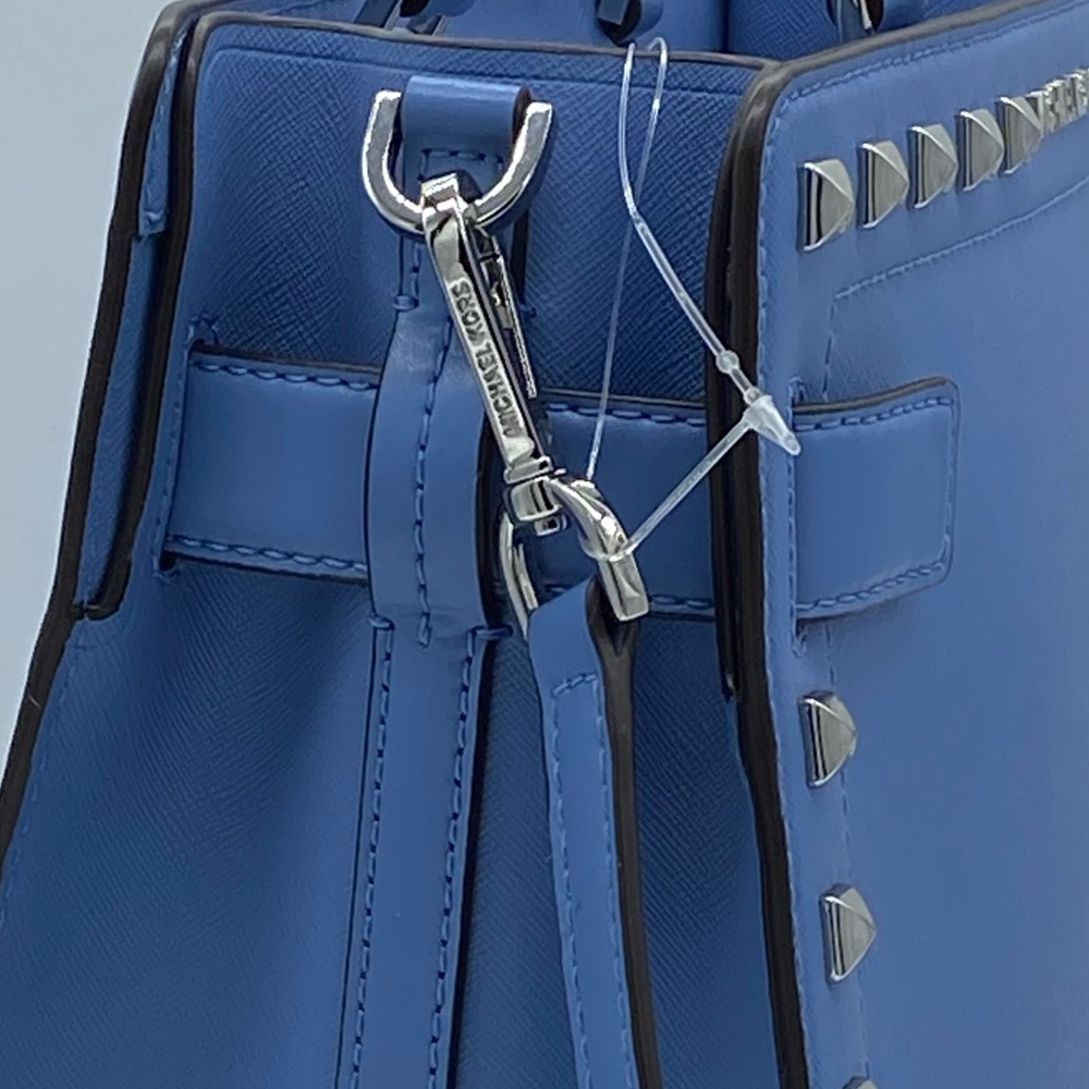 MICHAEL KORS RAYNE MEDIUM EW SATCHEL FRENCH BLUE - Picture 13 of 16